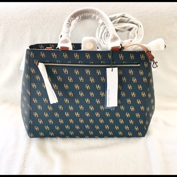 🆕 Dooney & Bourke Greta Zip Satchel - Picture 7 of 13